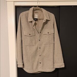 Women’s Beige Sherpa Jacket